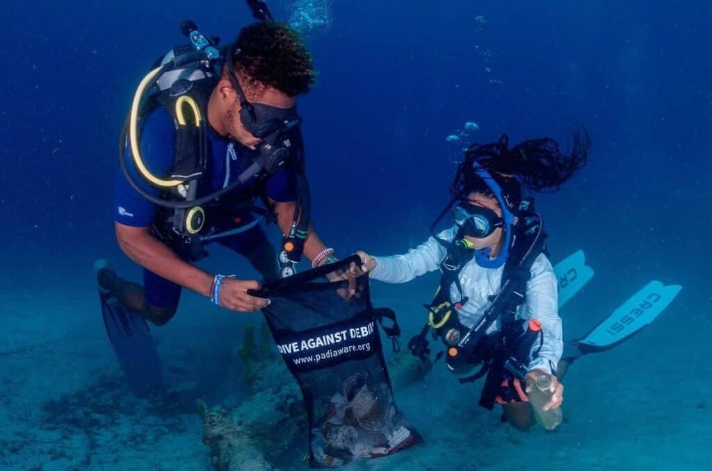 PADI AWARE. World Ocean Day with Scuba Dive Online.