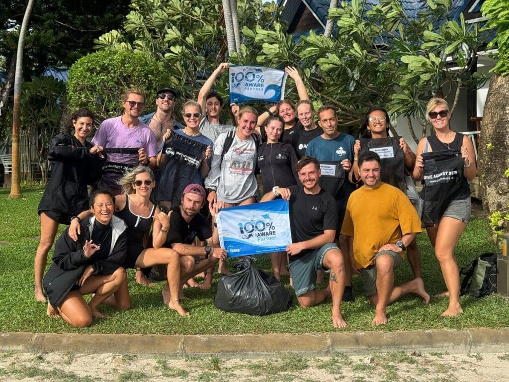 PADI AWARE week 2025 with Scuba Dive Online. Assava