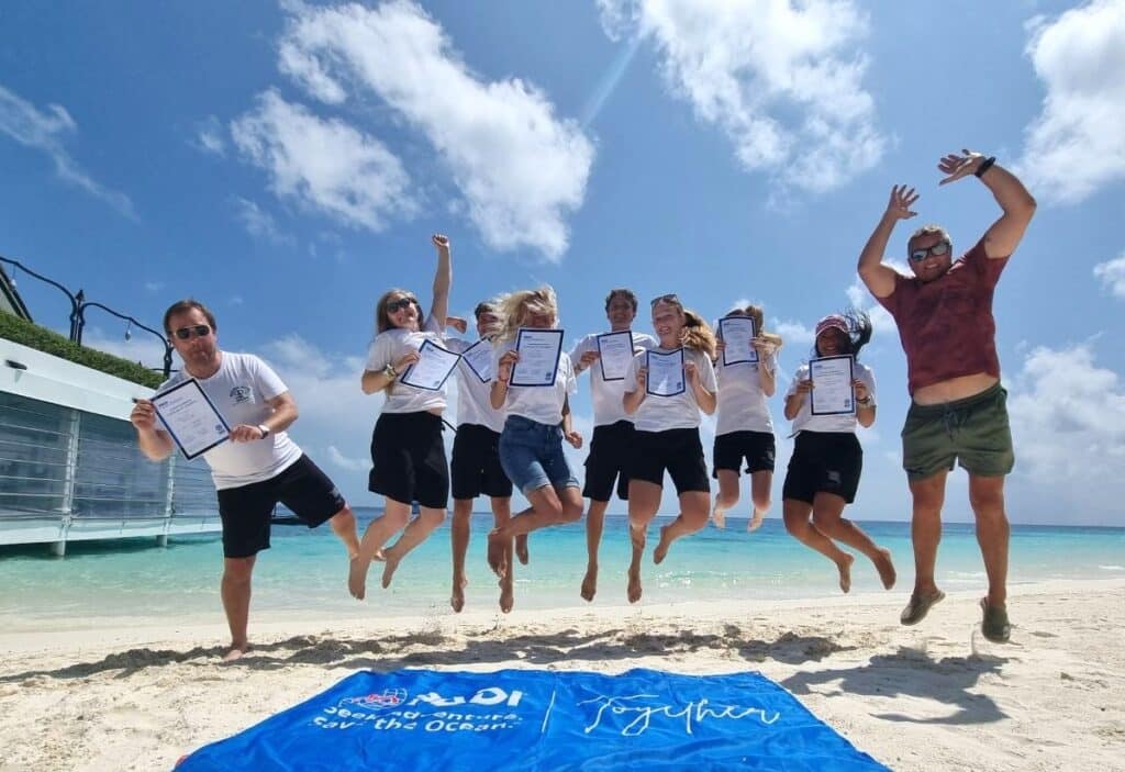 PADI Course Director Neil Richards. PADI IDC in the Maldives.