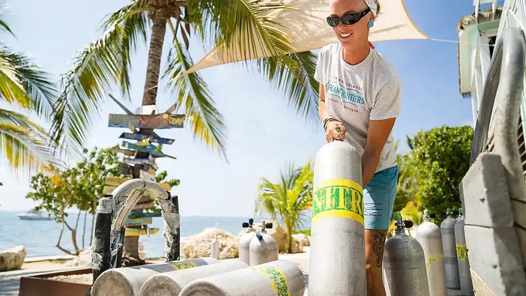 PADI MSDT on Koh Tao. Enriched Air Nitrox, EANX specialty