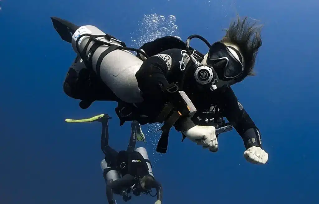 PADI MSDT on Koh Tao. Sidemount specialty