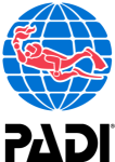 PADI Logo. Professional Association of Diving Instructors.